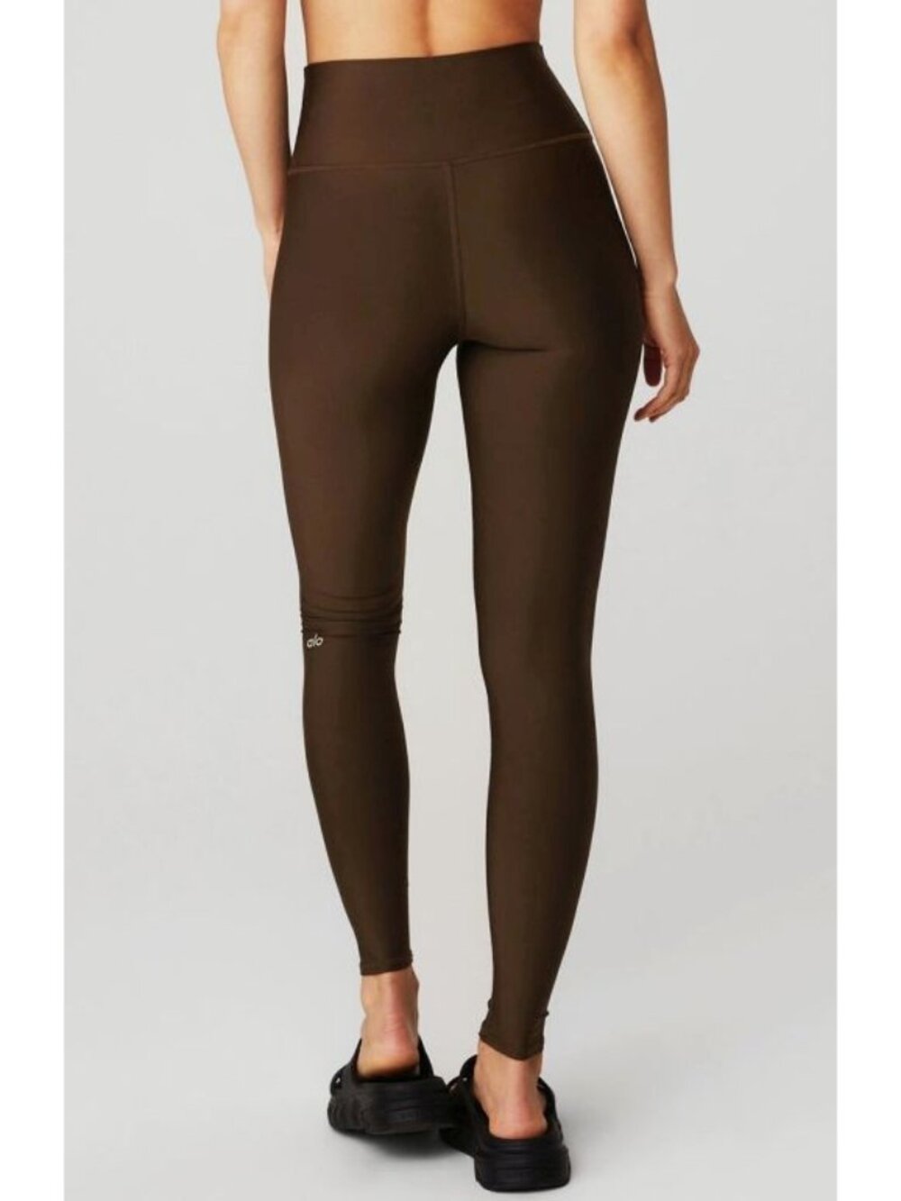 Alo 7/8 High-Waist Airlift Leggings Espresso Hi-Rise Waisted Skinny Tights Pants - Picture 2 of 11